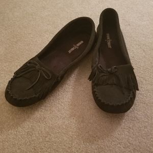 3 for $30: Minnetonka Moccasins Dark Grey